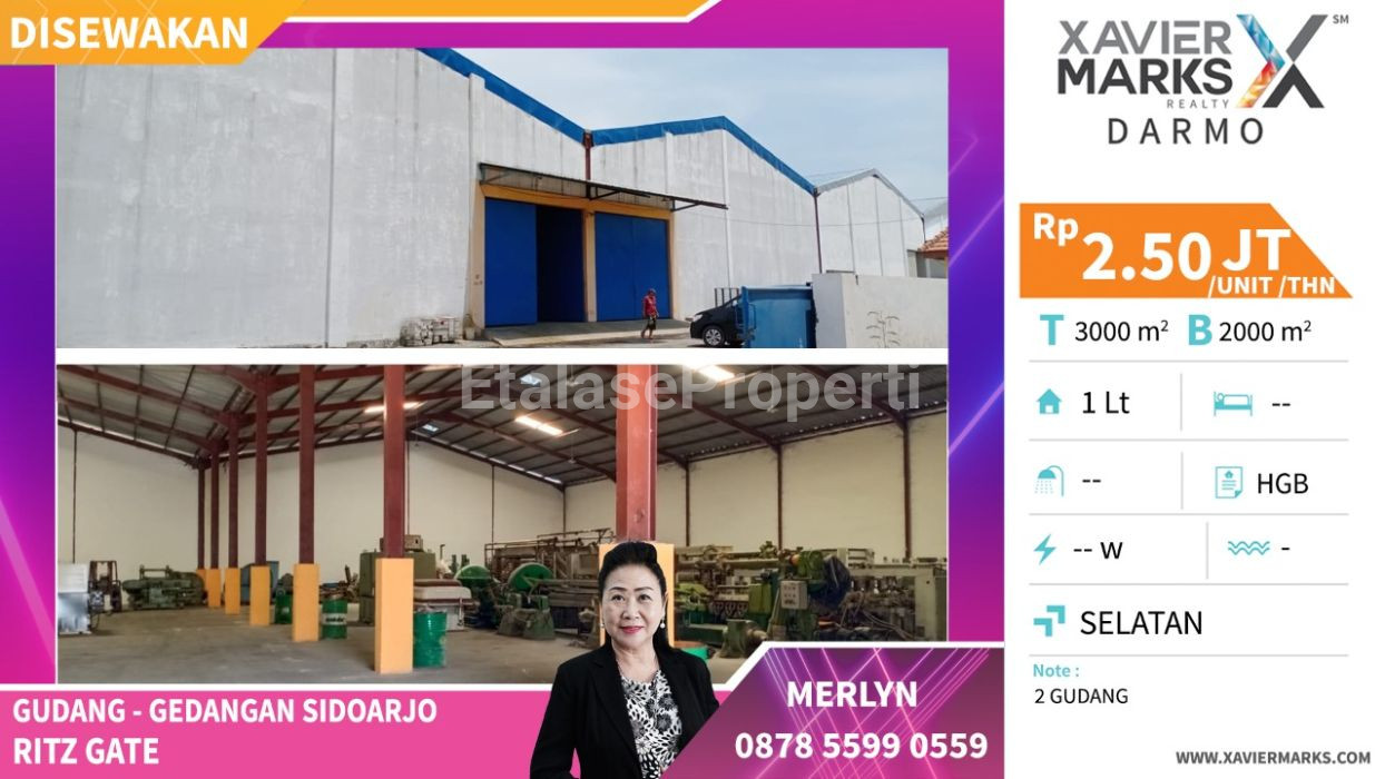 Foto properti Gudang Sewa Di Sidoarjo 1