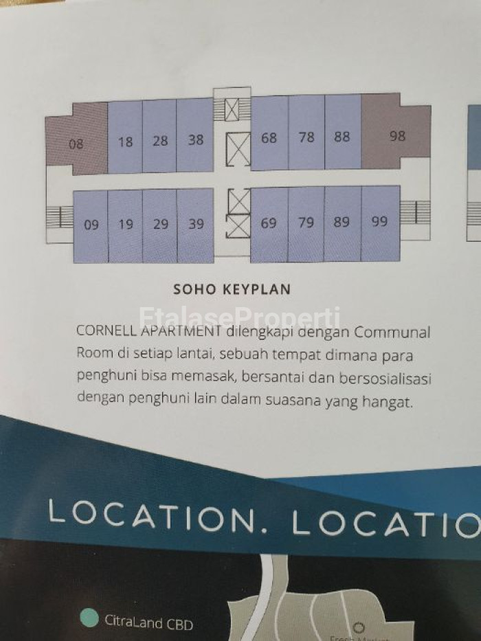 Foto properti Apartemen Cornel Selanglah Dari Univ Ciputra 2