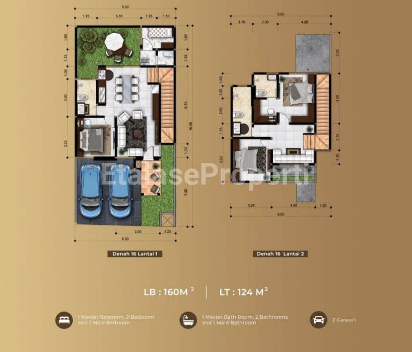 Foto properti Dijual Rumah Baru Scandinavian Gayung Kebonsari Surabaya Selatan 5