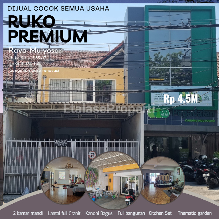 Foto properti Dijual Ruko Premium Jarang Ada Di Raya Mulyosari Depan Central Park 1