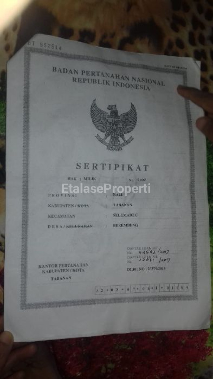 Foto properti Dijual Tanah Ds Berembeng Kec.Selemadeg Tabanan 2