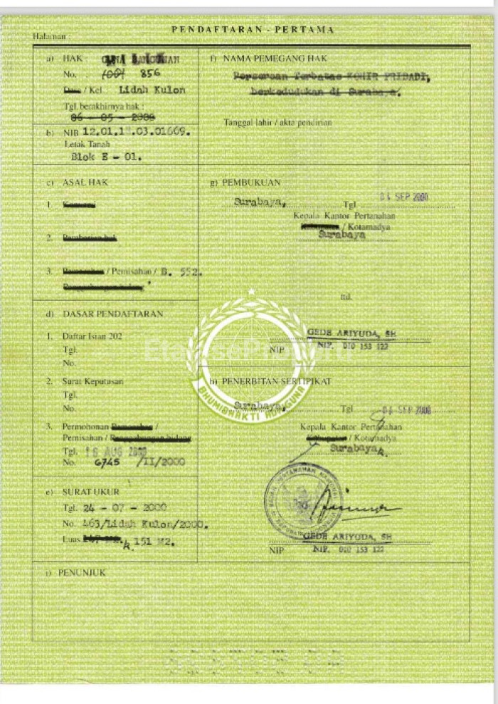 Foto properti Tanah Puri Lidah Kulon Dijual 4