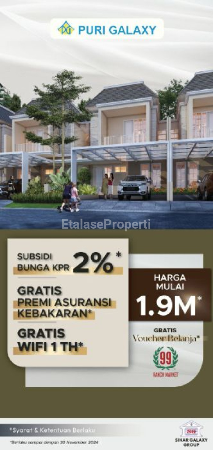 Foto properti New Puri Galaxy Cluster Jasmine Court Start 1,9 M 1