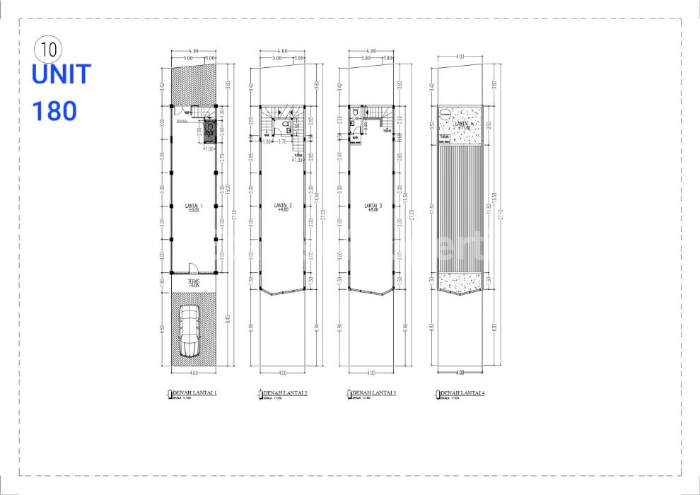 Foto properti 10 UNIT JEJER, Ruko Modern-classic 4 Lantai Di Kedung Asem - MERR 8
