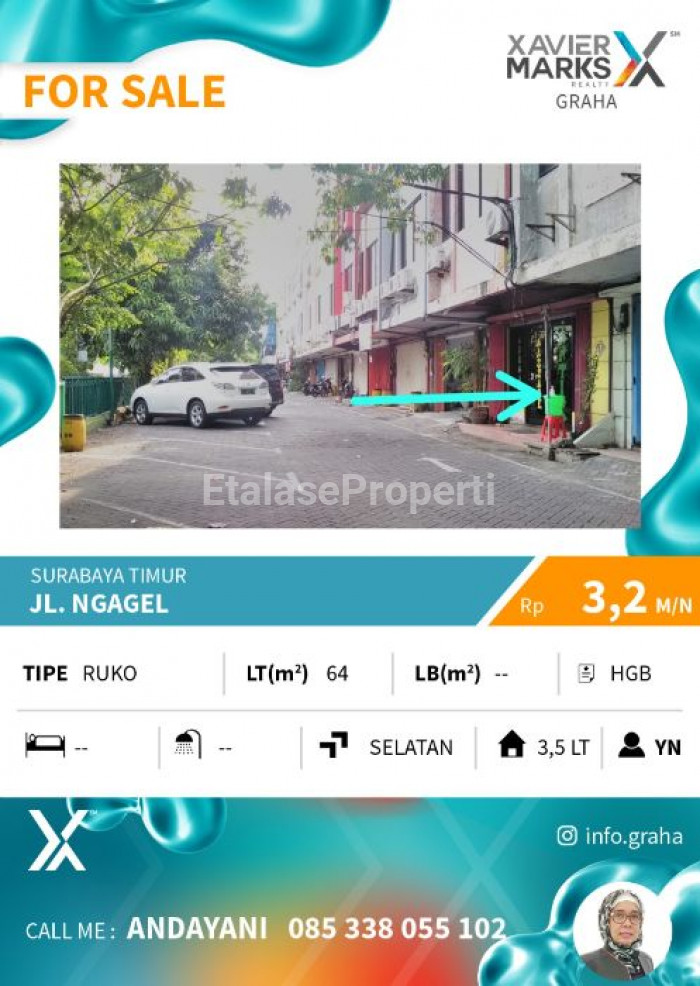 Foto properti Ruko Ngagel Sby  3.5 Lantai HGB 3.2 M 1