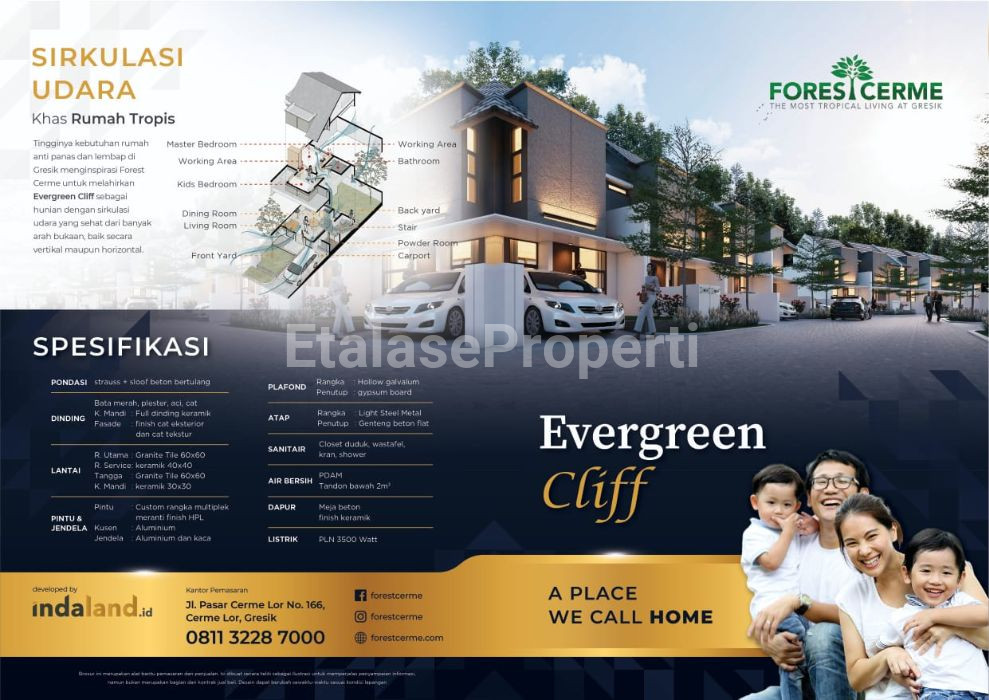 Foto properti Forest Cerme Tipe Evergreen Clift Cerme Gresik 2