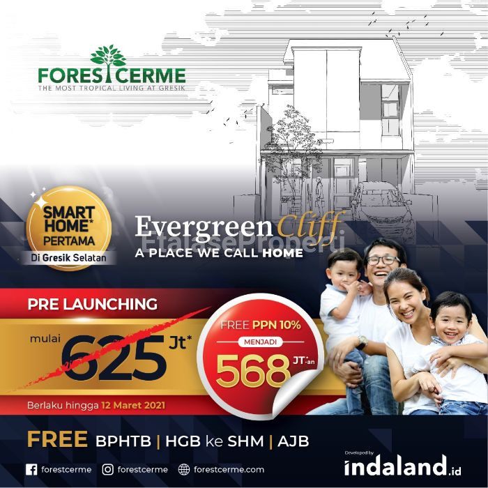 Foto properti Forest Cerme Tipe Evergreen Clift Cerme Gresik 3