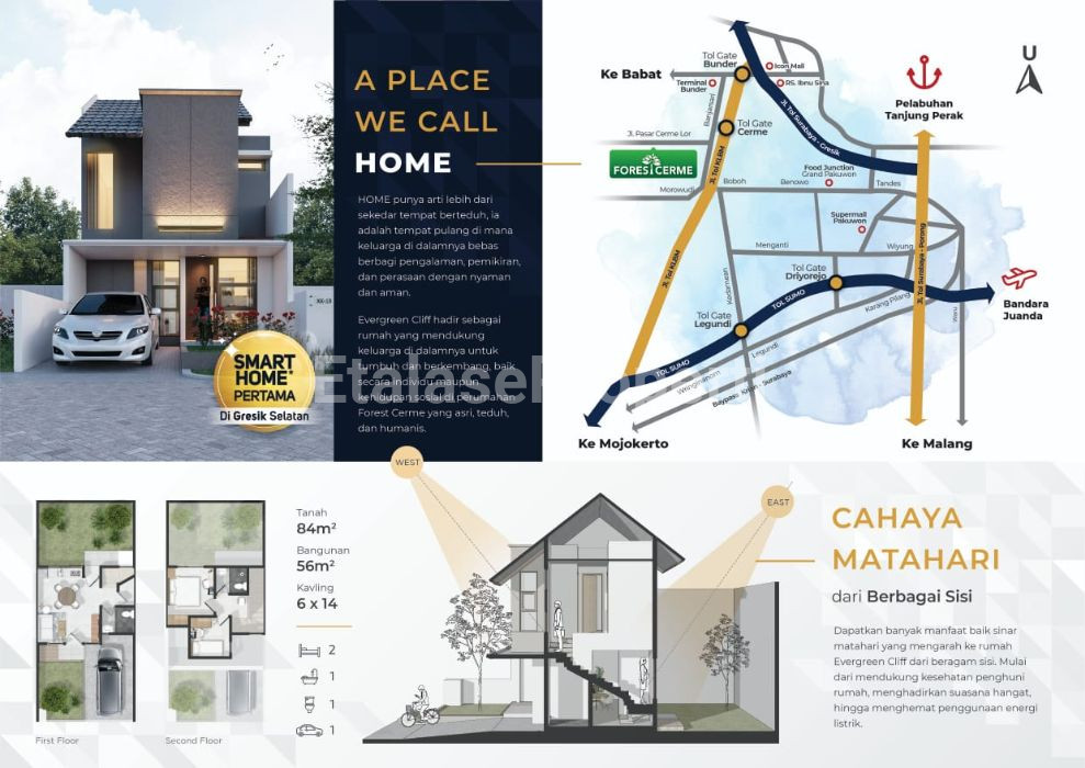 Foto properti Forest Cerme Tipe Evergreen Clift Cerme Gresik 6