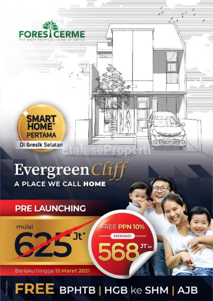 Foto properti Forest Cerme Tipe Evergreen Clift Cerme Gresik 7