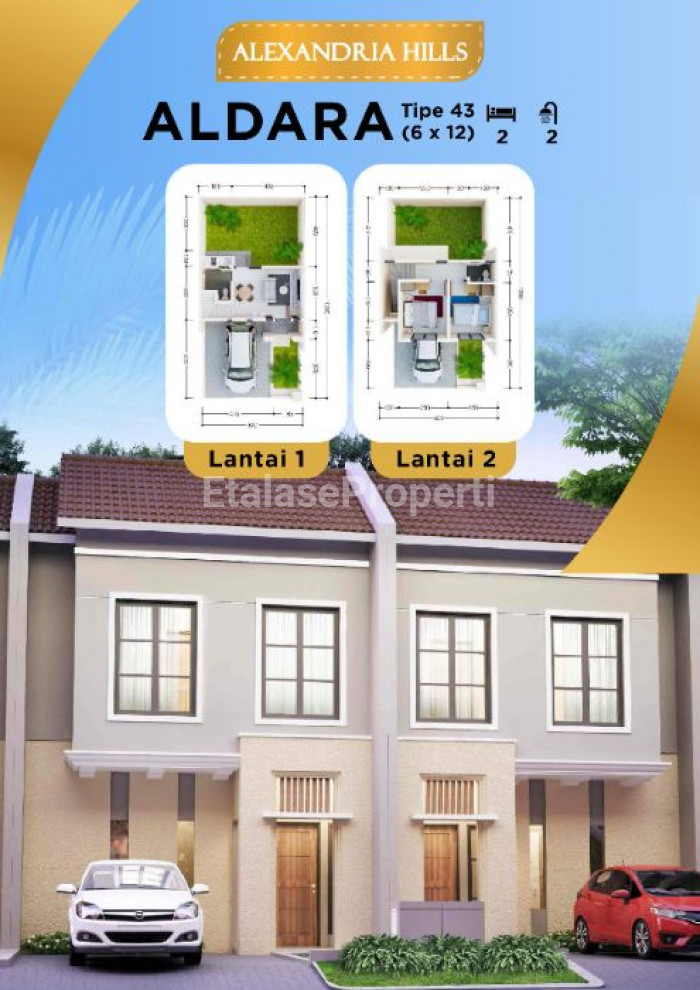 Foto properti (PRIMARY)ALEXANDRIA HILLS TIPE ALDARA 2LANTAI BY JAYALAND START 600 JTAN 1