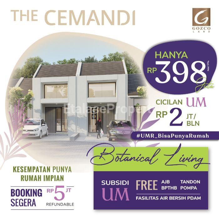 Foto properti THE CEMANDI, Hunian Dgn Konsep " Botanical Living " , Rumah 1 Lantai & 2 Lantai Harga Mulai 398 Juta, Serah Terima Unit Cepat. 2