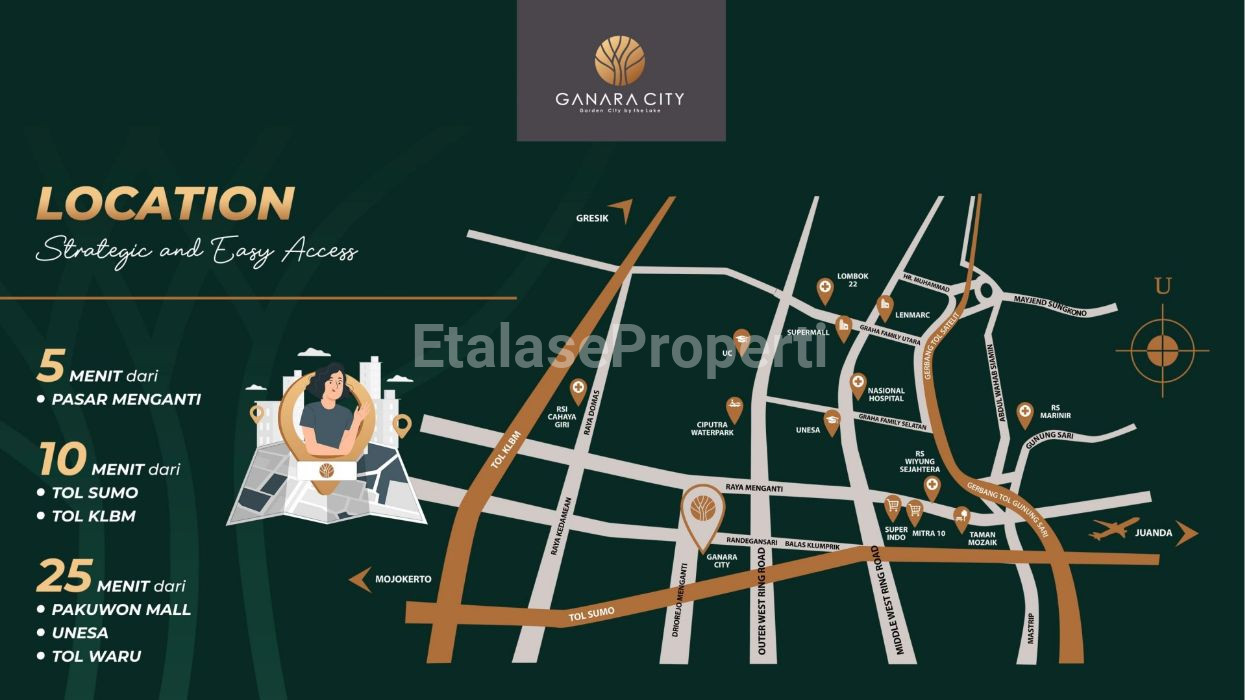 Foto properti Ganara City Driyorejo Gresik Memiliki 16 Fasilitas Dekat Surabaya 5