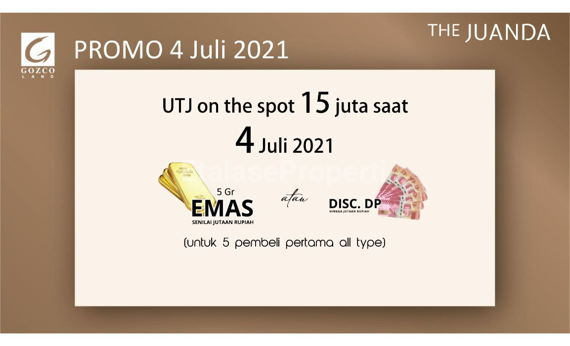 Foto properti (PRIMARY)THE JUANDA PROMO TERBARU AKU BISA TIPE BIVO  FREE PPN+FREE BPHTB HANYA 7UNIT 3