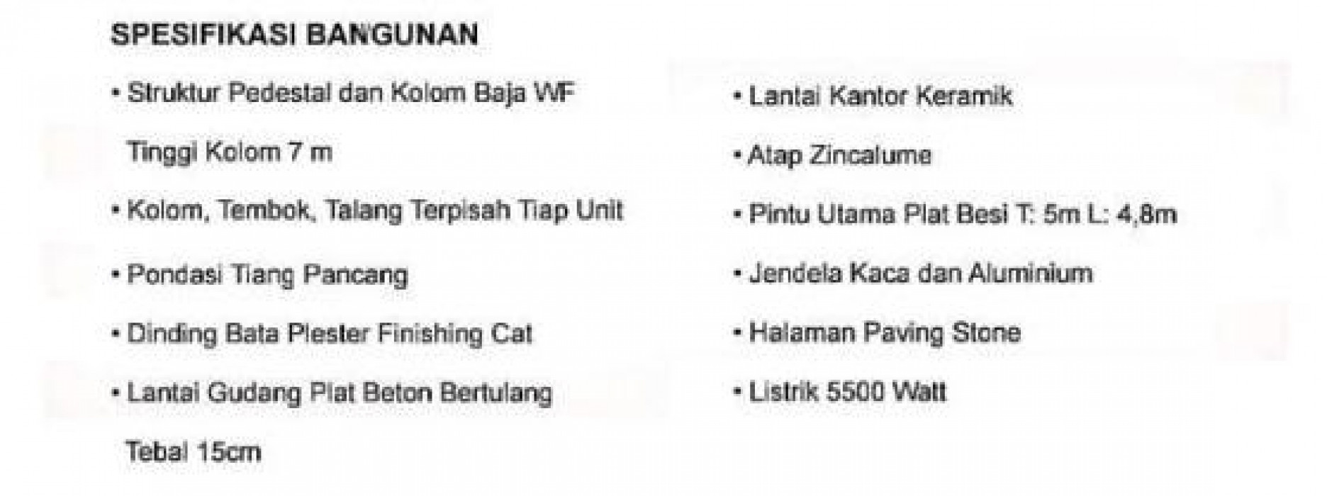 Foto properti DIJUAL GUDANG DI KAWASAN PERGUDANGAN JABON, SELANGKAH DENGAN GERBANG TOL 4