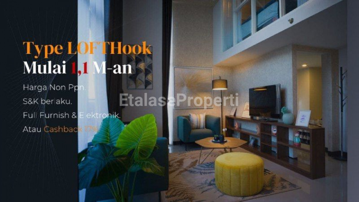 Foto properti Apartemen AMEGA CROWN RESIDENCE Tipe Loft Hook 3BR 2