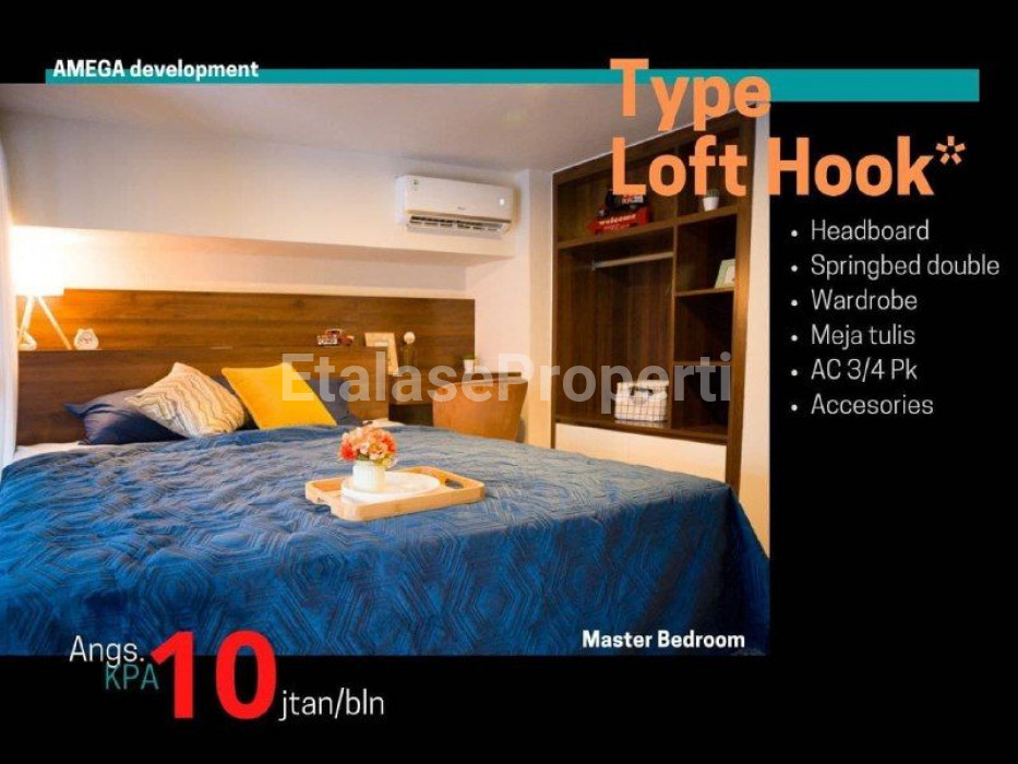 Foto properti Apartemen AMEGA CROWN RESIDENCE Tipe Loft Hook 3BR 5